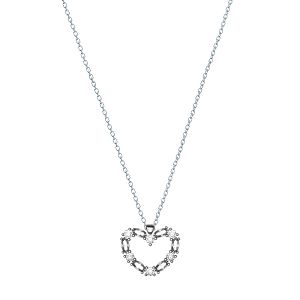 Κολιέ Από Ασήμι 925 Με Καρδιά Από Swarovski EX15418