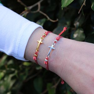 Βραχιόλι Μαρτάκι Με Σταυρό AA21050