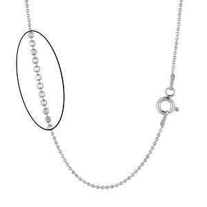 Κολιέ Αλυσίδα Beads Από Ασήμι 925 TA18967