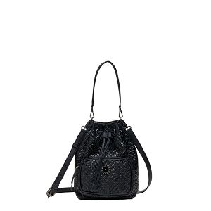 Black Mini Bucket -Mini Shoulder Bag by Christina Malle CM96438