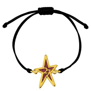 Βραχιόλι Γούρι 2027 Mε Αστεράκι Glitter AA20986