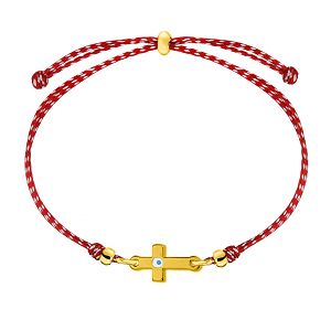 Βραχιόλι Μαρτάκι Με Σταυρό Και Ματάκι AA21094