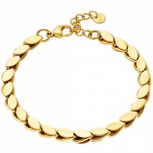 Βραχιόλι Από Ατσάλι Επιχρυσωμένο 24Κ AS21504