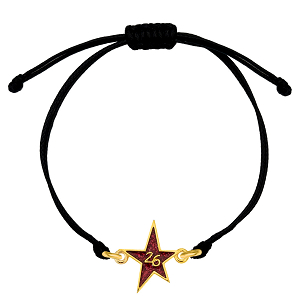 Βραχιόλι Γούρι 2026 Αστέρι Με Glitter AA21825