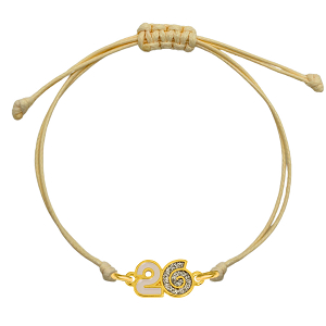 Βραχιόλι Γούρι 2026 Με Glitter AA21830