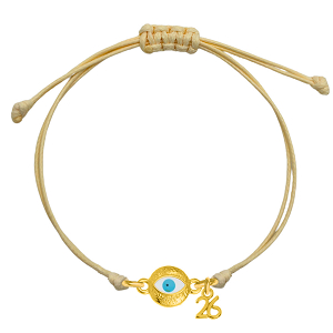 Βραχιόλι Γούρι 2026 Με Ματάκι AA21848