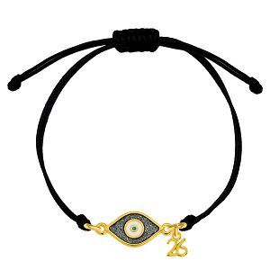 Βραχιόλι Γούρι 2026 Με Ματάκι Glitter AA21850