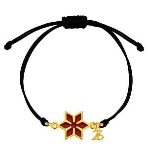 Βραχιόλι Γούρι 2026 Χινονιφάδα Κόκκινη AA21868