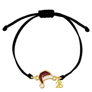 Βραχιόλι Γούρι 2026 Σκούφος Με Glitter AA21871