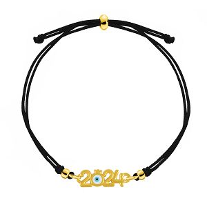 Βραχιόλι Γούρι 2024 Με Ματάκι ΑA22691