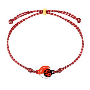 Βραχιόλι Μάρτης Με Πασχαλίτσα Κόκκινη  AA25743