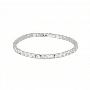 Βραχιόλι Ριβιέρα Ελαστικό Από Ατσάλι TU29812