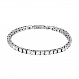 Βραχιόλι Ριβιέρα 4mm Από Ατσάλι TU29818