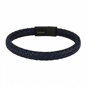 Βραχιόλι Από Δέρμα Και Ατσάλι TU29843