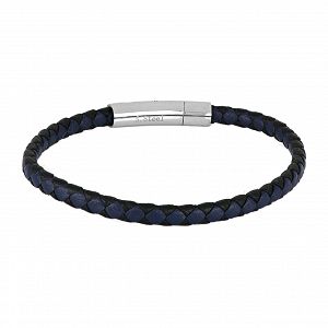Βραχιόλι Από Δέρμα Και Ατσάλι TU29855