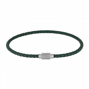 Βραχιόλι Από Δέρμα Και Ατσάλι TU29891