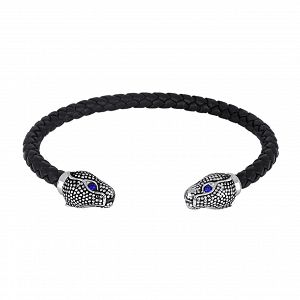 Βραχιόλι Από Δέρμα Και Ατσάλι TU29903