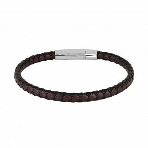 Βραχιόλι Από Δέρμα Και Ατσάλι TU29910