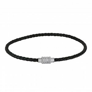 Βραχιόλι Από Δέρμα Και Ατσάλι TU29915