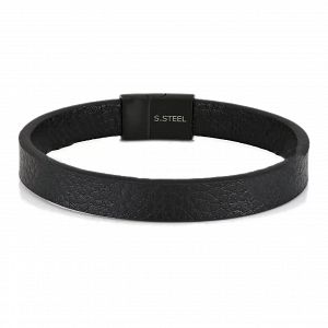 Βραχιόλι Από Δέρμα Και Ατσάλι TU29922