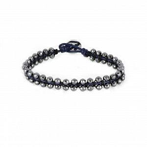 Βραχιόλι Από Κορδόνι Και Ατσάλι TU29931