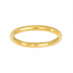 Δαχτυλίδι Βέρα Από Ατσάλι Επιχρυσωμένο TU30950