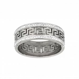 Δαχτυλίδι Από Ατσάλι Με Μαίανδρο TU30964