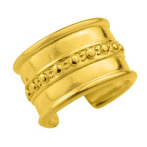 Δαχτυλίδι Από Ορείχαλκο Επιχρυσωμένο PF34244