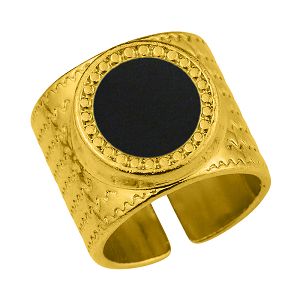 Δαχτυλίδι Από Ορείχαλκο Επιχρυσωμένο 24Κ PF34301