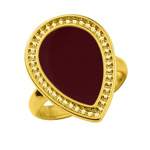 Δαχτυλίδι Από Ορείχαλκο Επιχρυσωμένο 24Κ PF34315