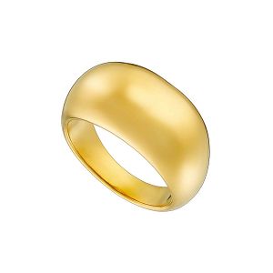 Δαχτυλίδι από Ατσάλι Επιχρυσωμένο AS36067