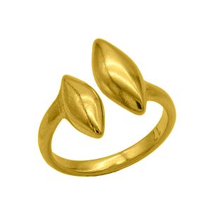 Δαχτυλίδι Από Ορείχαλκο Επιχρυσωμένο 24Κ PF37400