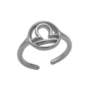 Δαχτυλίδι Από Ορείχαλκο Με Το Ζώδιο Του Ζυγού PF37440