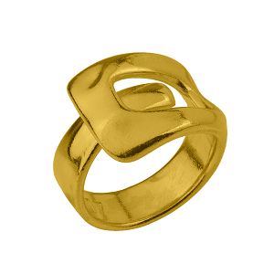 Δαχτυλίδι Από Ορείχαλκο Επιχρυσωμένο PF38533