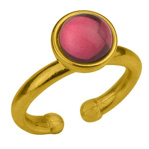 Δαχτυλίδι Από Ορείχαλκο Επιχρυσωμένο Με Κρύσταλλο AA38566