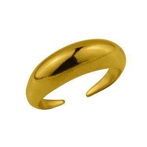 Δαχτυλίδι Από Ορείχαλκο Επιχρυσωμένο 24Κ Sade Bold PF38618