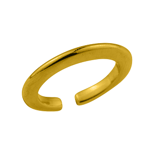 Δαχτυλίδι Από Ορείχαλκο Επιχρυσωμένο 24Κ PF38632