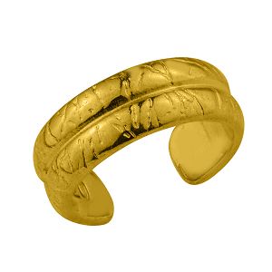 Δαχτυλίδι Από Ορείχαλκο Επιχρυσωμένο 24Κ PF38646