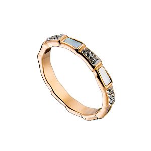 Δαχτυλίδι Από Ανοξείδωτο Ατσάλι Ροζ Επιχρυσωμένο AS38700