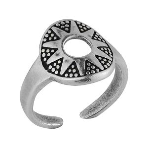 Δαχτυλίδι Από Ορείχαλκο Επαργυρωμένο PF38744