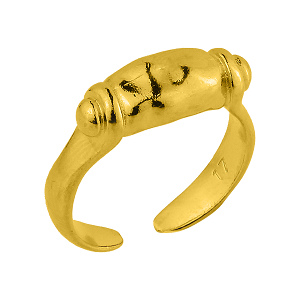 Δαχτυλίδι Από Ορείχαλκο Επιχρυσωμένο 24Κ PF38753
