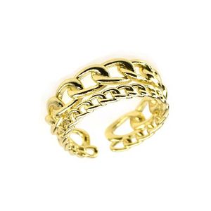 Δαχτυλίδι Από Ορείχαλκο Επιχρυσωμένο NI38865