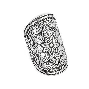 Δαχτυλίδι Από Ορείχαλκο Επαργυρωμένο Mandala PF39954