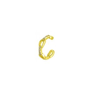 Σκουλαρίκι Earcuff Από Ασήμι 925 Επιχρυσωμένο SS43239