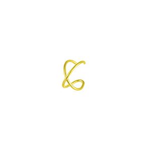 Σκουλαρίκι Earcuff Από Ασήμι 925 Επιχρυσωμένο SS43241