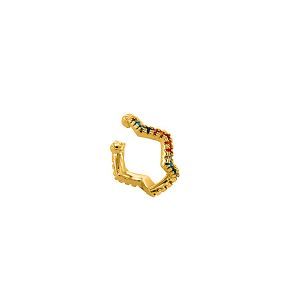 Σκουλαρίκι Earcuff Από Ορείχαλκο Επιχρυσωμένο NI43363