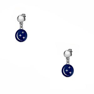Σκουλαρίκια Από Ορείχαλκο Με Φεγγάρι Και Αστέρια AA45161