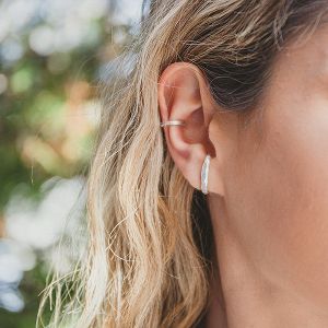 Σετ Σκουλαρίκι Λοβού Και Earcuff Από Ορείχαλκο PF47480