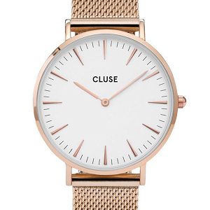 CLUSE LABOHEME Rose Gold Stainless Steel Strap CW0101201001