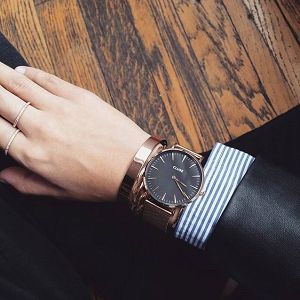 CLUSE LABOHEME Rose Gold Stainless Steel Strap CW0101201003